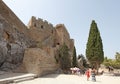 Lindos Acropolis Rhodes island, Greece Royalty Free Stock Photo