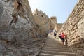 Lindos Acropolis Rhodes island, Greece Royalty Free Stock Photo