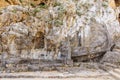 Lindos' Acropolis - A Ship Sculptured in the Rock Royalty Free Stock Photo