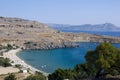 Lindos beach - Greece Royalty Free Stock Photo