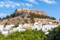 Lindos castle, Rhodes island, Greece