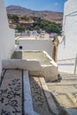 Lindos Mosaic Floor in Rhodes Island Rodos Aegean Region, Gree Royalty Free Stock Photo