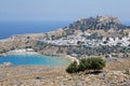 Lindos Rhodes Greece Royalty Free Stock Photo