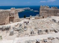 Lindos Rhodes Greece Royalty Free Stock Photo