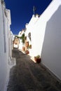 Lindos Streets and Passageways Royalty Free Stock Photo