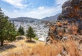 Lindos town panorama, Rhodes island, Greece Royalty Free Stock Photo