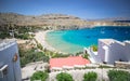 Lindos town in Rhodes, Greece