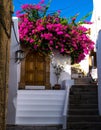 Lindos streets, details Royalty Free Stock Photo