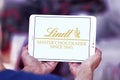 Lindt chocolate logo Royalty Free Stock Photo