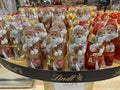 Lindt chocolate santas