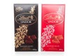 Lindt Lindor Chocolate Bars Milk and Dark Royalty Free Stock Photo