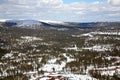 Lindvallen. Ski resort. Salen. Dalarna county. Sweden Royalty Free Stock Photo