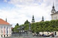 Lindwurm fountain at Neuer Platz, Klagenfurt