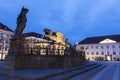 Lindwurmbrunnen on Neuer Platz in Klagenfurt Royalty Free Stock Photo