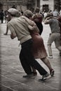 Lindy Hop Flash Mob Royalty Free Stock Photo