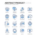 Line Abstract Product Color Icons