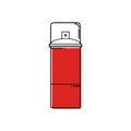 Line aerosol can icon