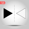 Line allocation icon. Element of web icons. Premium quality graphic design icon. Signs and symbols collection icon for websites,