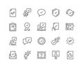 Line Approve Icons