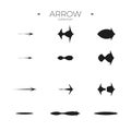 Line Arrow icon set. Line icons collection. Modern vector symbols. Royalty Free Stock Photo