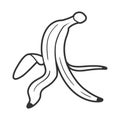 Beautiful bananas in cartoon style