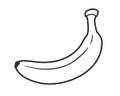 Beautiful bananas in cartoon style