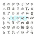 Line art icon - Vector Royalty Free Stock Photo