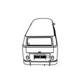 Line Art Style SUV cars