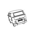 Line Art Style SUV cars