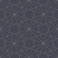 Line Art Tracery Grid Outline Seamless Pattern Vector Subtle Abstract Background Royalty Free Stock Photo