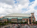 Line of Astros Fans Waiting to Enter the Team Store at Minute Maid Stadium in Houston after the World Series Win