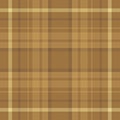 Line background tartan texture, modern seamless fabric plaid. Custom textile pattern vector check in orange and amber colors