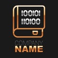 Line Books about programming icon isolated on black background. Programming language concept. PHP, CSS, XML, HTML Royalty Free Stock Photo