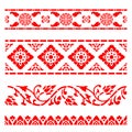 Line border pattern Asian traditional art Design Vector, Thai traditional design Lai Thai pattern Royalty Free Stock Photo