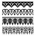 Line border pattern Asian traditional art Design Vector, Thai traditional design Lai Thai pattern Royalty Free Stock Photo