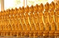 Line of Brass Goddess of Mercy Statues