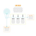 Line Bulb Infographic