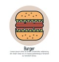 line burger design