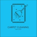 Line carpet cleaning concept