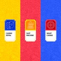 Line Casino Package Labels