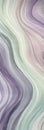 A Line Closeup Gradient Bloom Wall Rug in Purple and Green