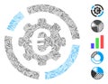 Line Collage Euro Diagram Configuration Icon