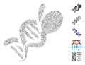 Line Collage Genetics Icon