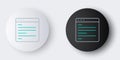 Line Computer api interface icon isolated on grey background. Application programming interface API technology. Software Royalty Free Stock Photo