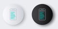 Line Computer api interface icon isolated on grey background. Application programming interface API technology. Software Royalty Free Stock Photo