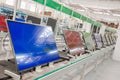 Line conveyor assembly televisions