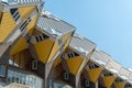 A line of cube houses in Rotterdam