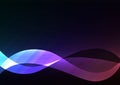 Line curve transparent layer abstract background Royalty Free Stock Photo