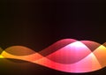 Line curve transparent layer abstract background Royalty Free Stock Photo