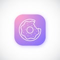 Line Donut icon.